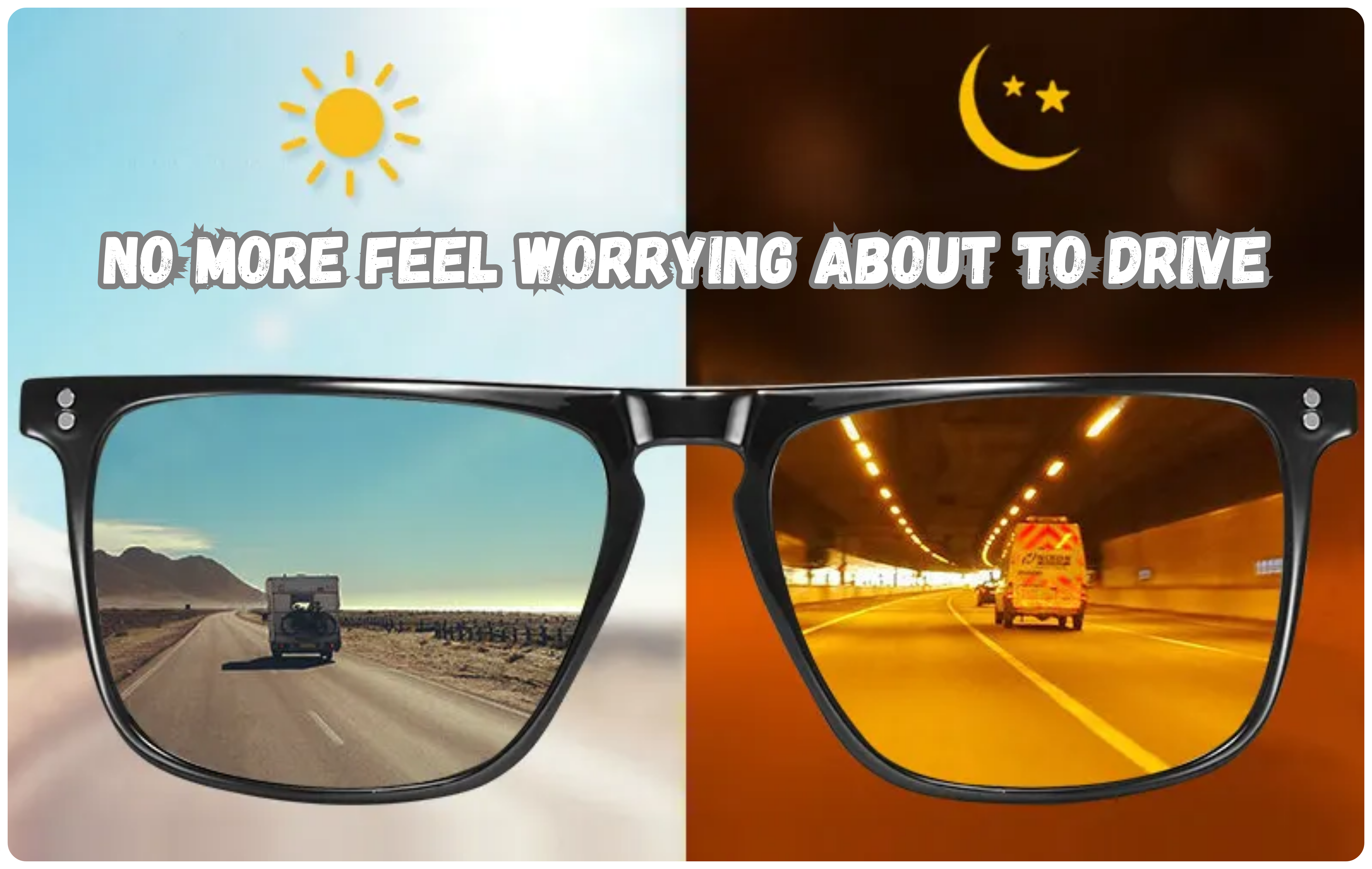 Sukudo™ Polarized glasses With Auto Photochromic